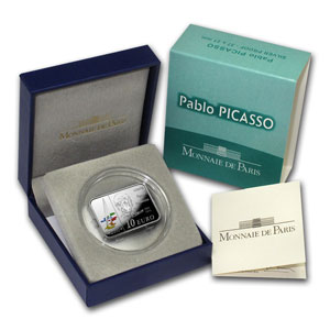 2010 €10 Silver Proof - Pablo Picasso - Click Image to Close